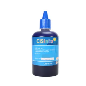100ml  Sublimation Ink Refill Bottle (Cyan)  for EcoTank, Supertank, Artisan Inkjet Printers