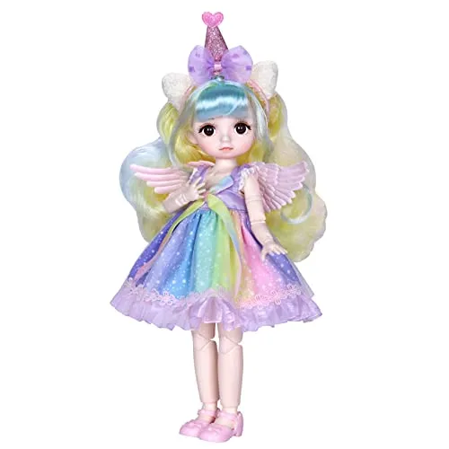 1/6 BJD Dolls, Trendy Cute Series Doll 12 Inch 28 Ball Jointed Doll Gift for Girls (Mary)