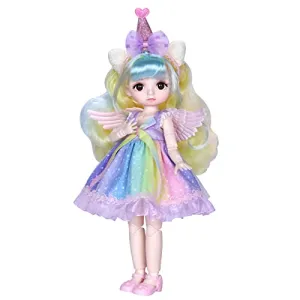 1/6 BJD Dolls, Trendy Cute Series Doll 12 Inch 28 Ball Jointed Doll Gift for Girls (Mary)
