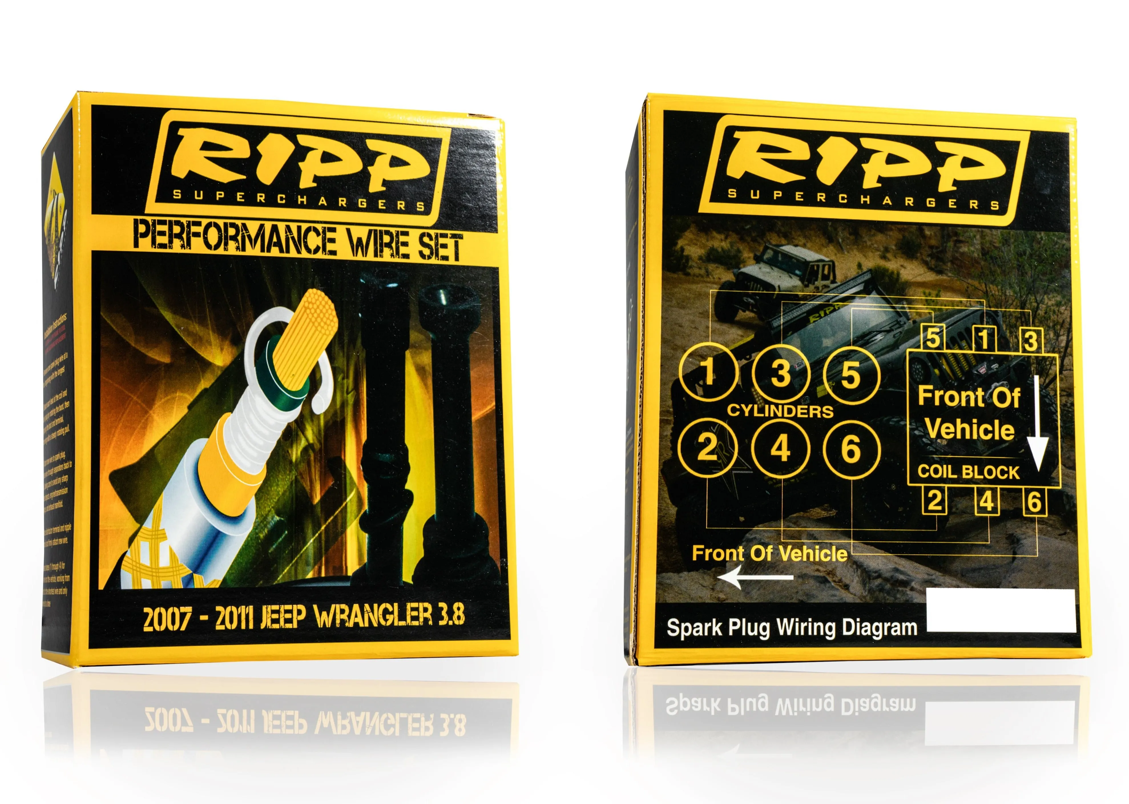 2007-2011 3.8L Wrangler Performance Spark Plug Wires