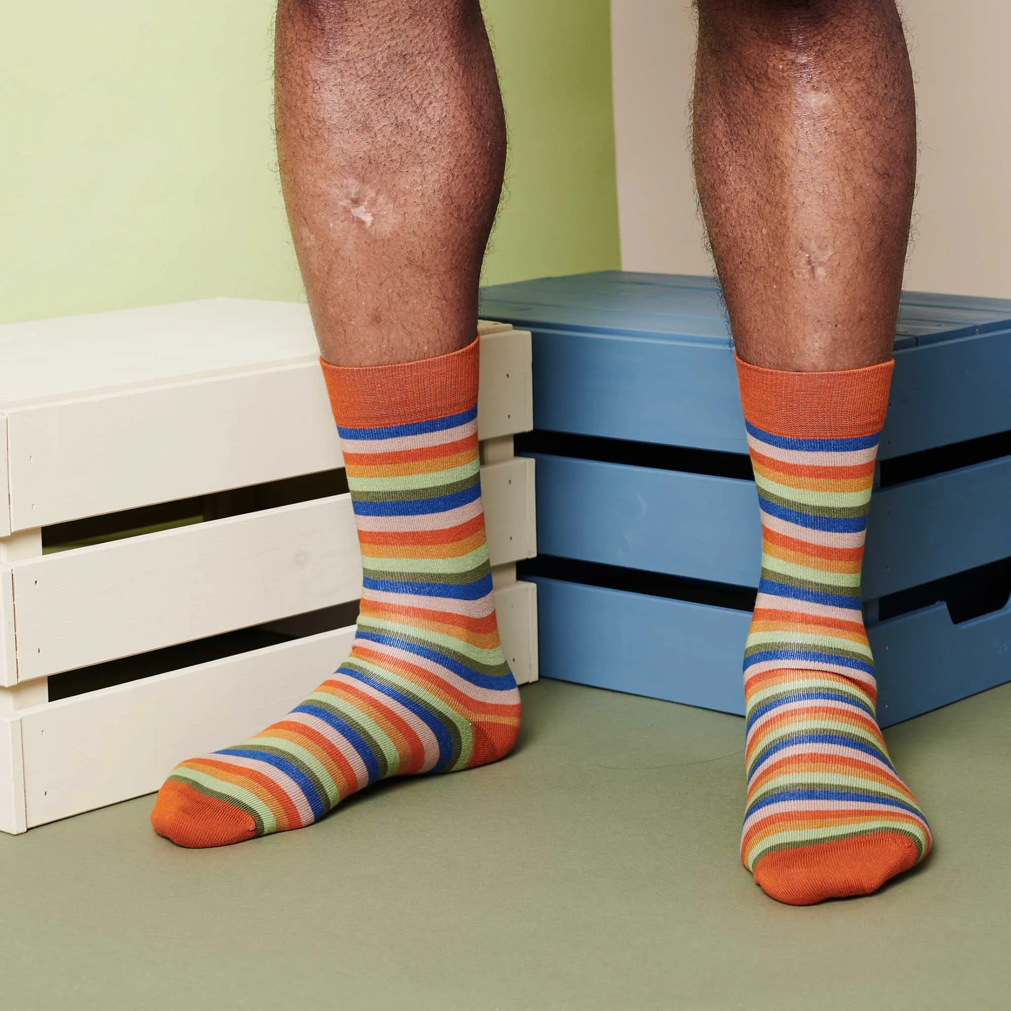 3 pk PATTERN Cotton Ankle Socks for Men