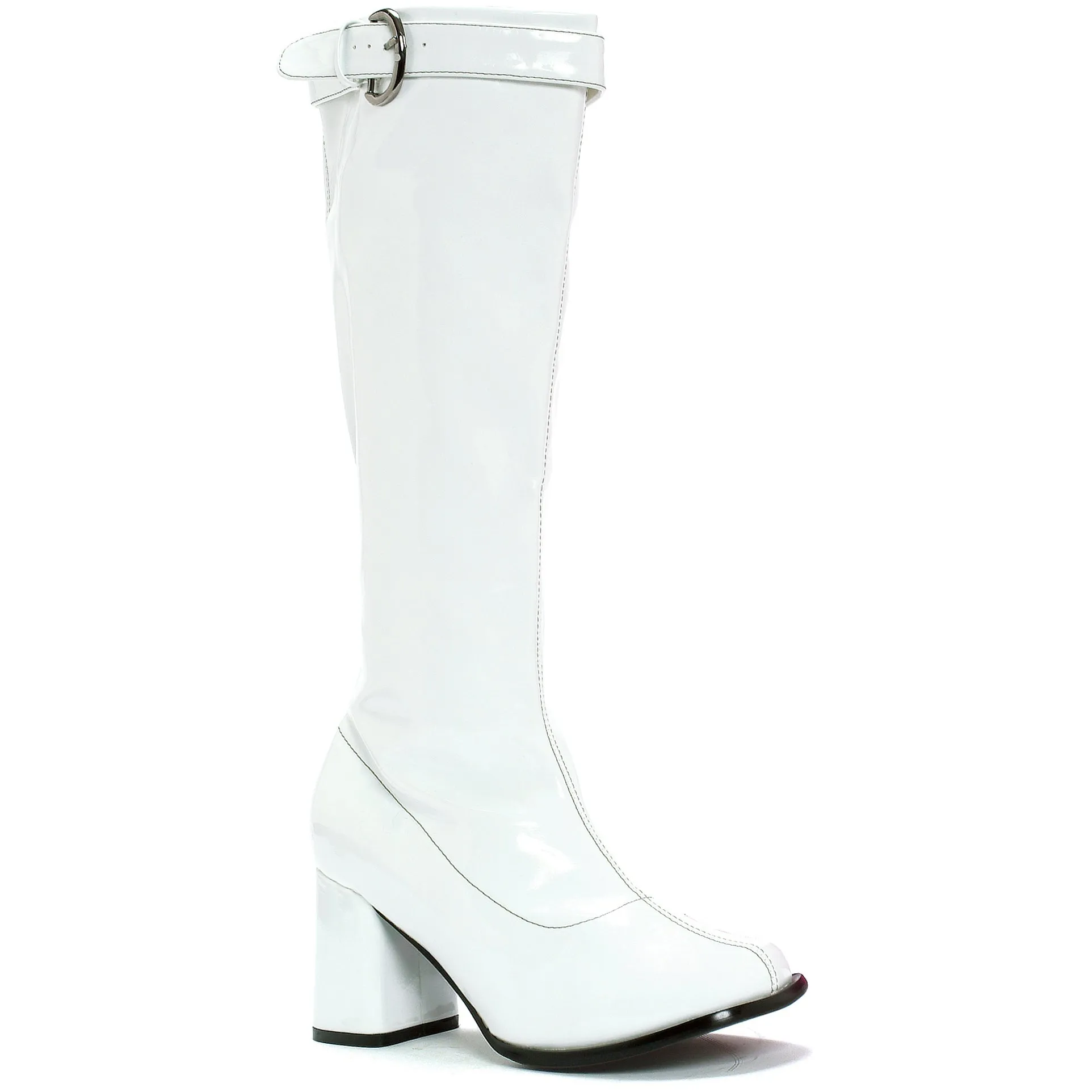 300-HIPPIE 3" Knee High Boots W/Zipper.