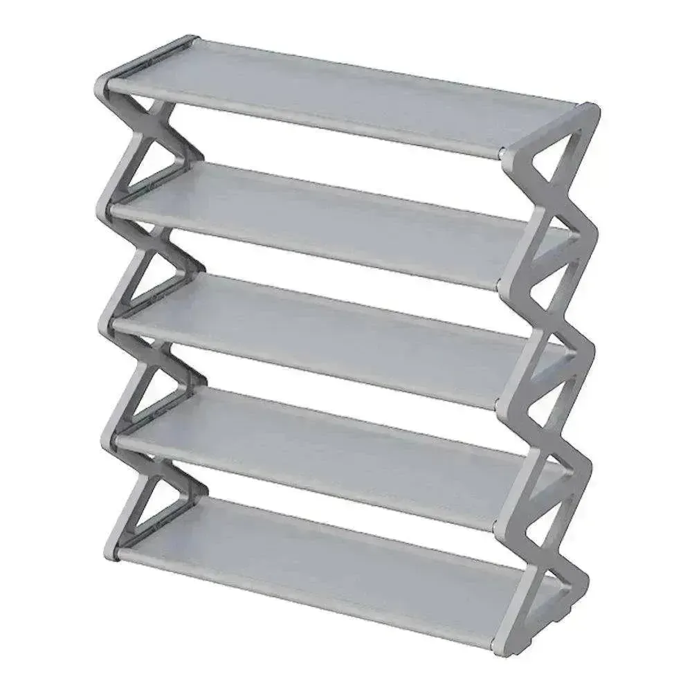 5 Tier X shaped Simple & stylish Shoe Rack Storage