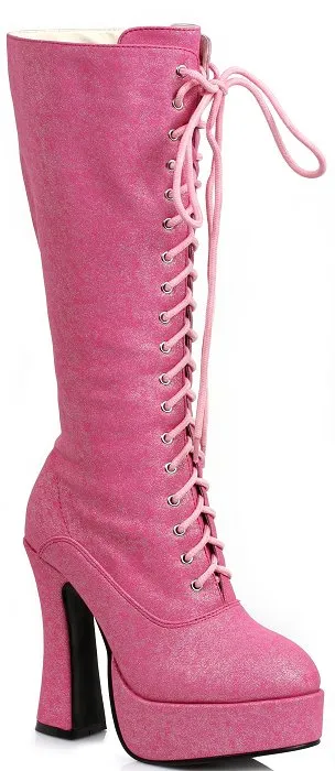5" Platform Shimmer Knee High Boot (ES557-FOXY)