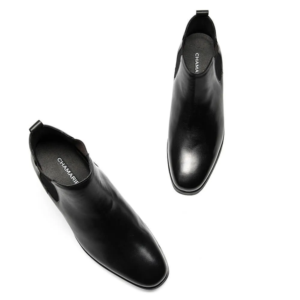 6 CM / 2.36 Inches CMR CHAMARIPA Height Increasing Boots Leather Dress Boots that Add Height