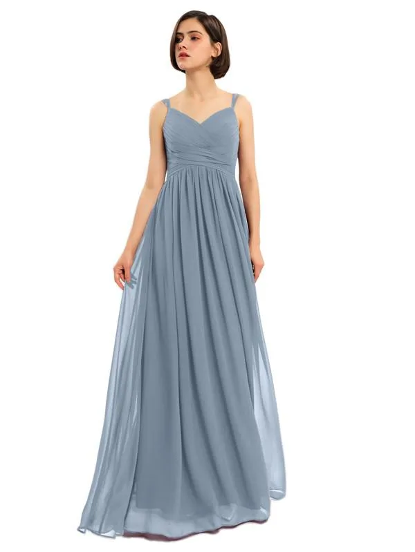 A-line Chiffon Custom Elegant Bridesmaid Dresses