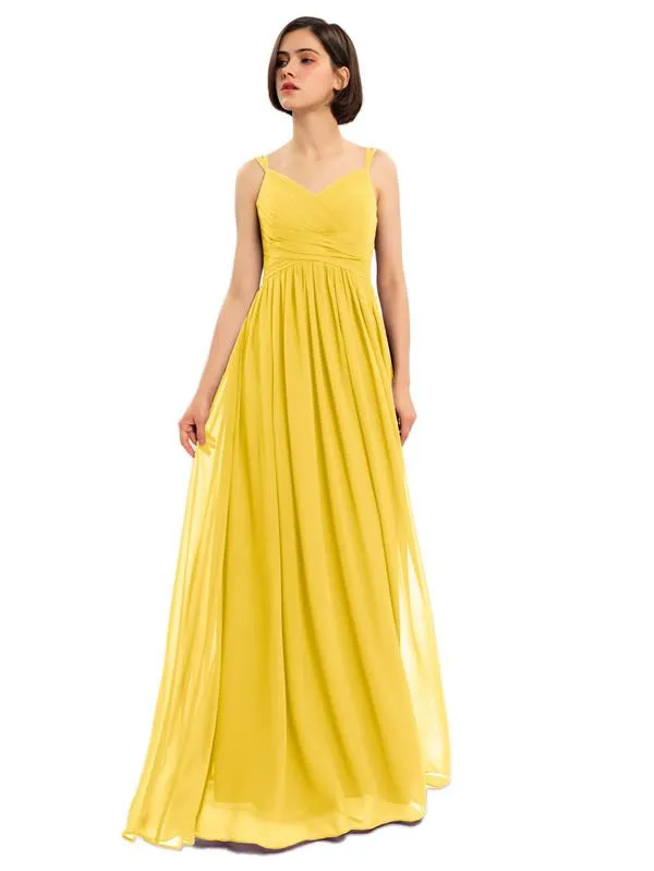 A-line Chiffon Custom Elegant Bridesmaid Dresses
