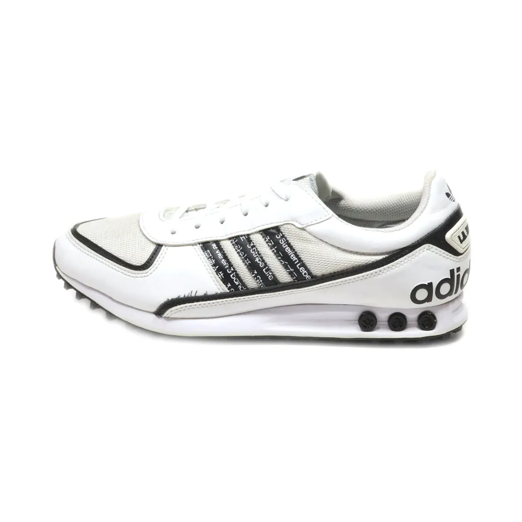 Adidas La Trainer Ii Low-Top Sneakers Leather White Colour For Men
