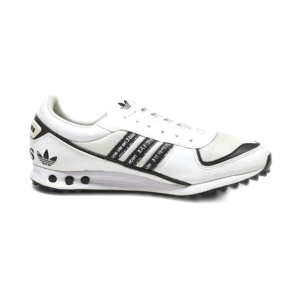 Adidas La Trainer Ii Low-Top Sneakers Leather White Colour For Men
