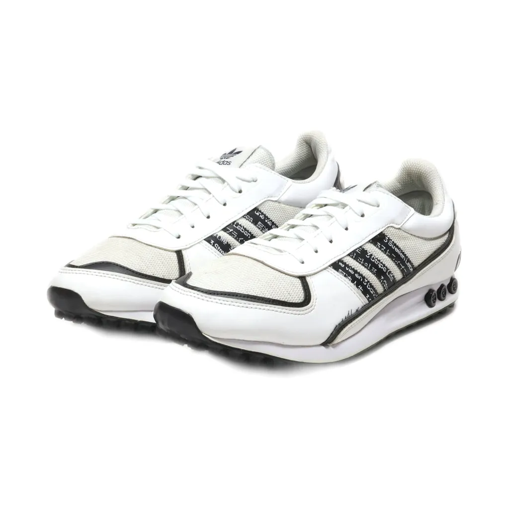 Adidas La Trainer Ii Low-Top Sneakers Leather White Colour For Men