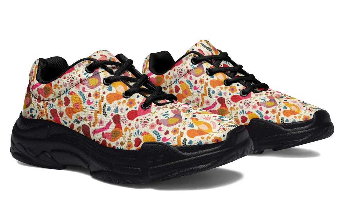 Adorable Chicken Chunky Sneakers