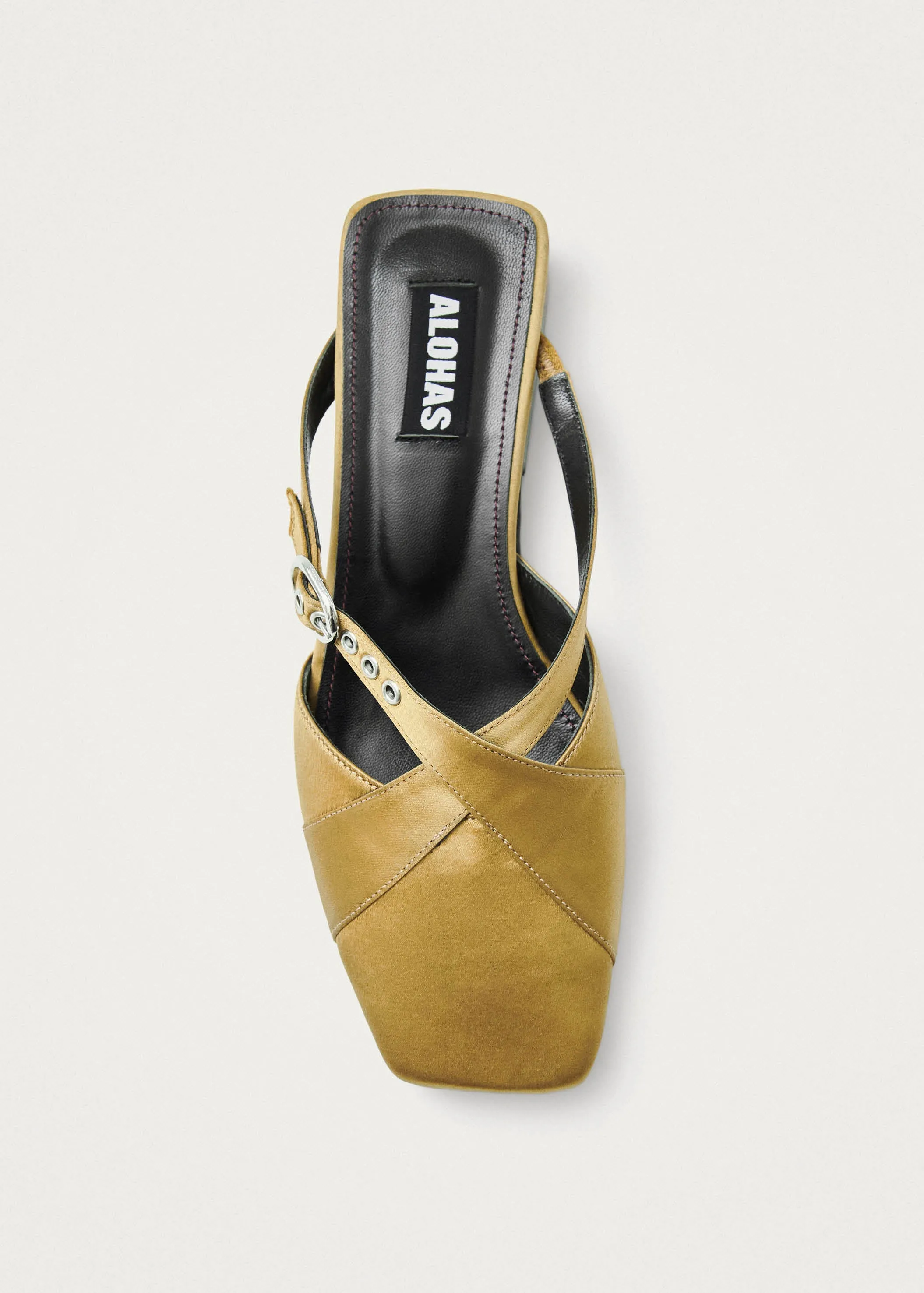 Adria Silky Gold Mules