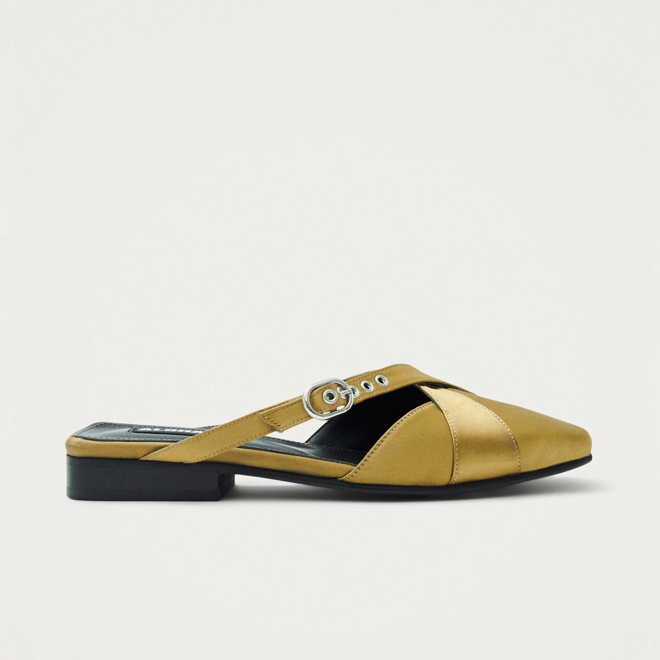 Adria Silky Gold Mules