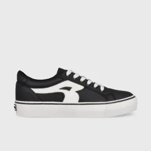 Airwalk Womens Aurora Canvas Sneaker Black/White _ 182916 _ Black
