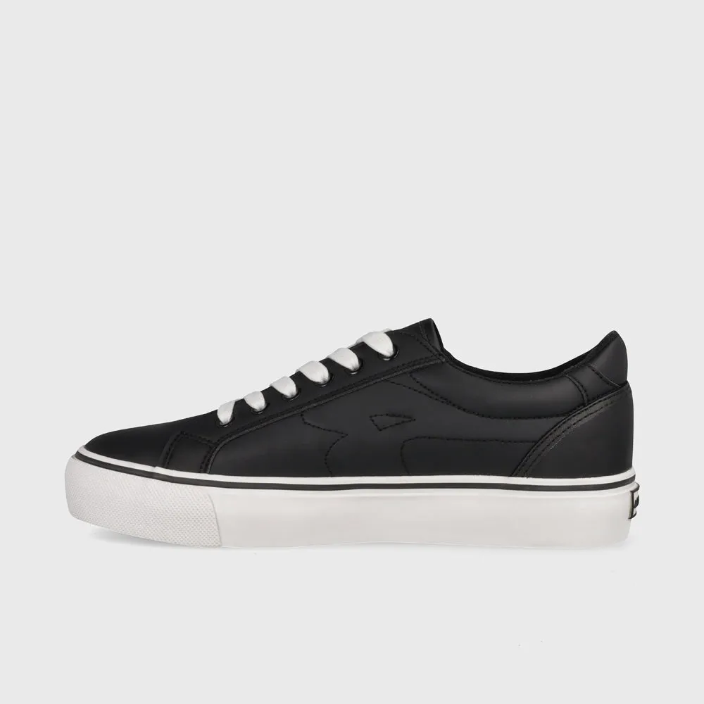 Airwalk Womens Aurora Canvas Sneaker Black/White _ 182916 _ Black