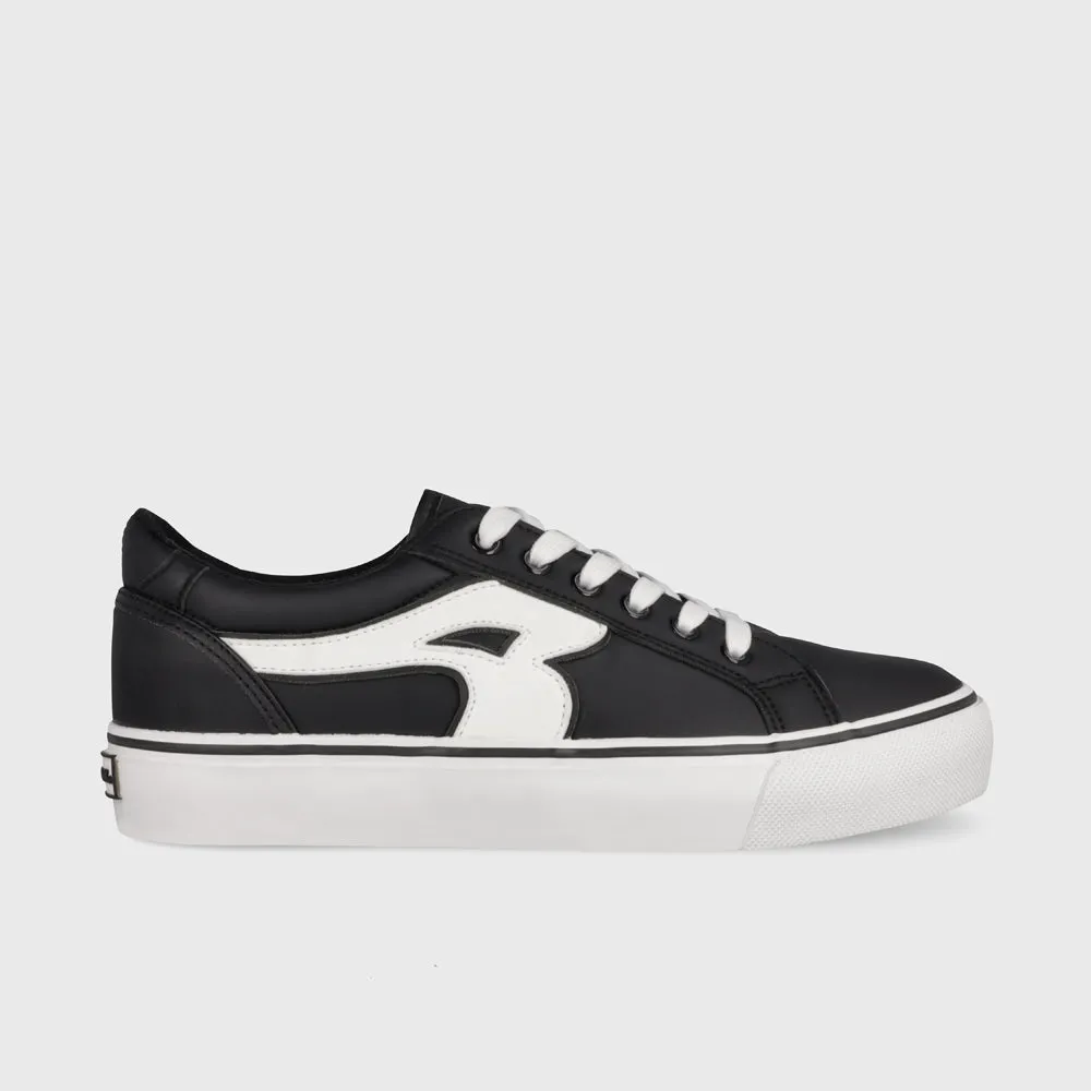 Airwalk Womens Aurora Canvas Sneaker Black/White _ 182916 _ Black