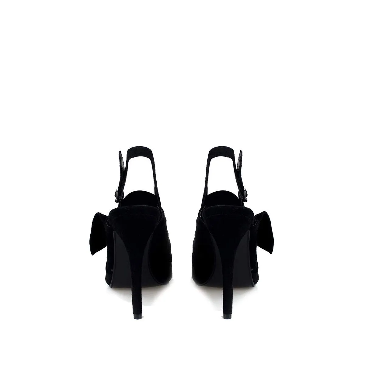 Aislin Knot Tie Sling Back Stiletto Mule