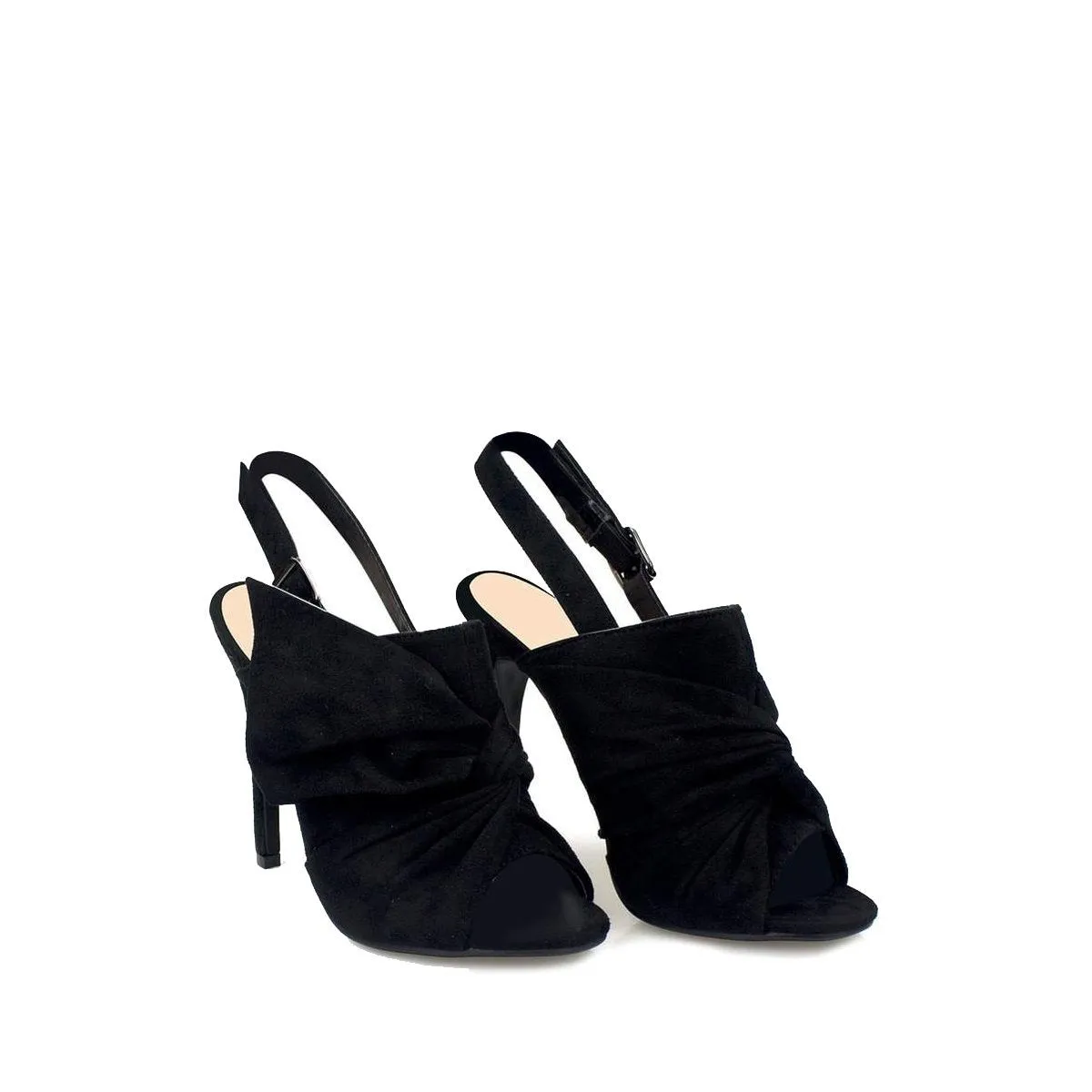 Aislin Knot Tie Sling Back Stiletto Mule