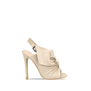 Aislin Knot Tie Sling Back Stiletto Mule