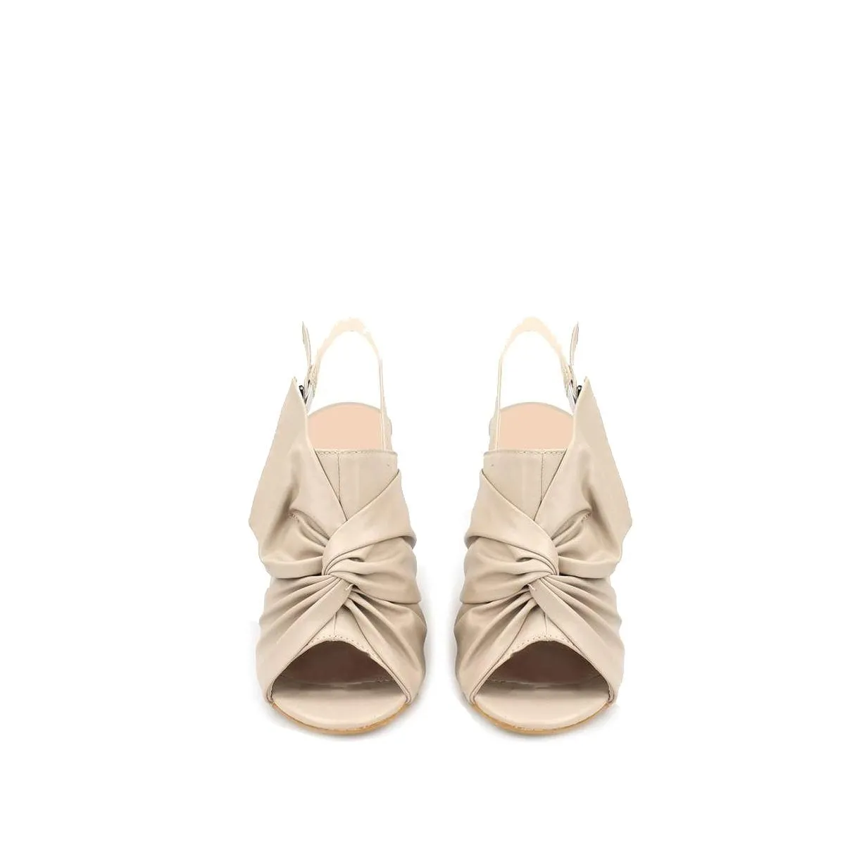 Aislin Knot Tie Sling Back Stiletto Mule