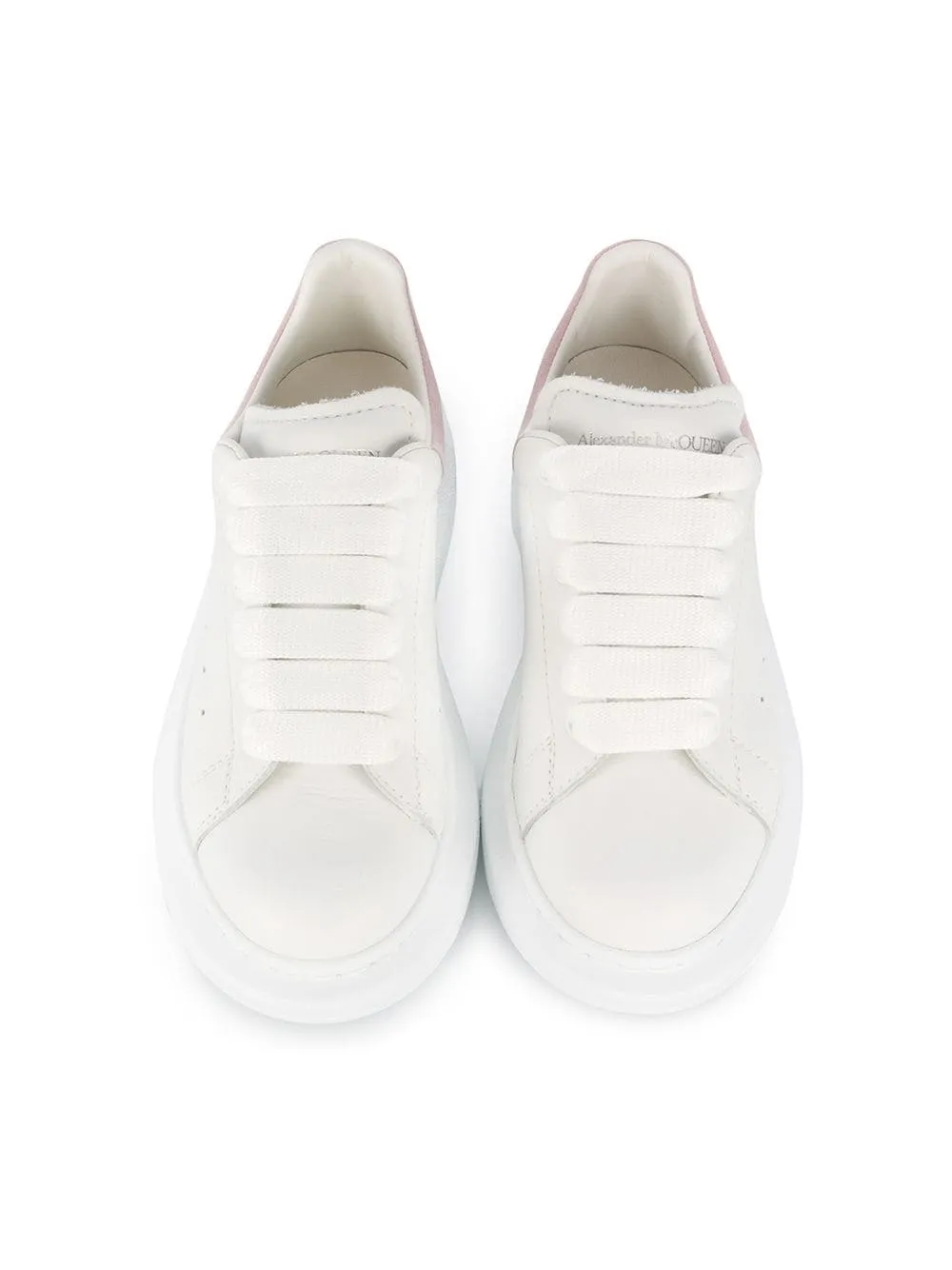 ALEXANDER MCQUEEN KIDS Oversized Sole Sneakers White Pink