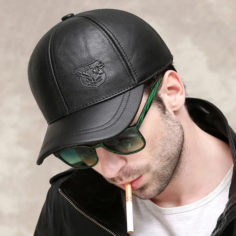 ALR™ Genuine Leather Eagle Baseball Cap