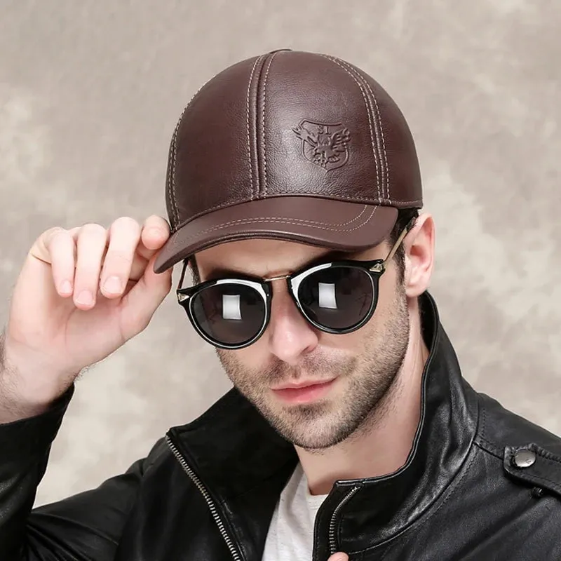 ALR™ Genuine Leather Eagle Baseball Cap