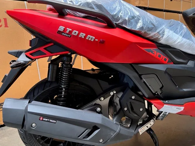 Amigo Storm 300 Scooter, 99% ASSEMBLED, Executive Style, Electric Start, ABS Brakes, Fuel Injected, CA Legal
