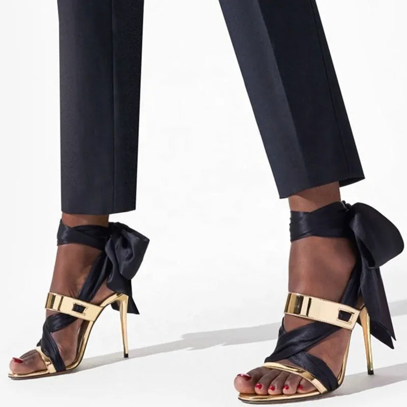 Ankle Wrap Lace up Party Shoes Sandals For Women