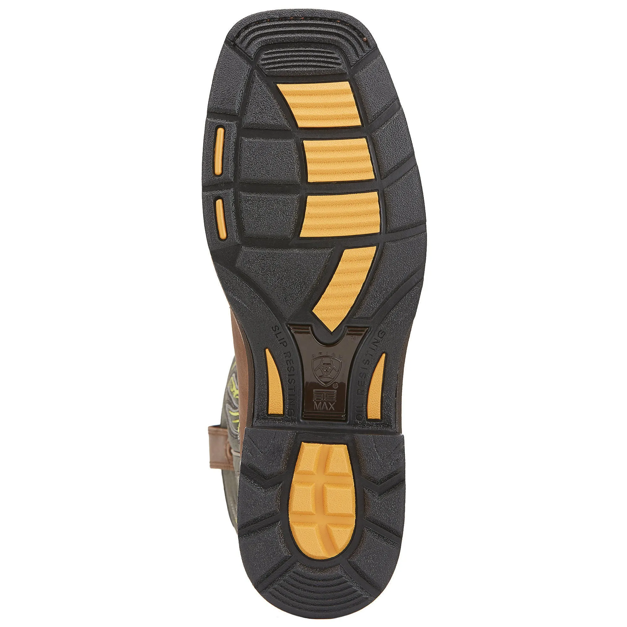 Ariat Mens Workhog Mesteno Waterproof Composite Toe Work Boot Rust