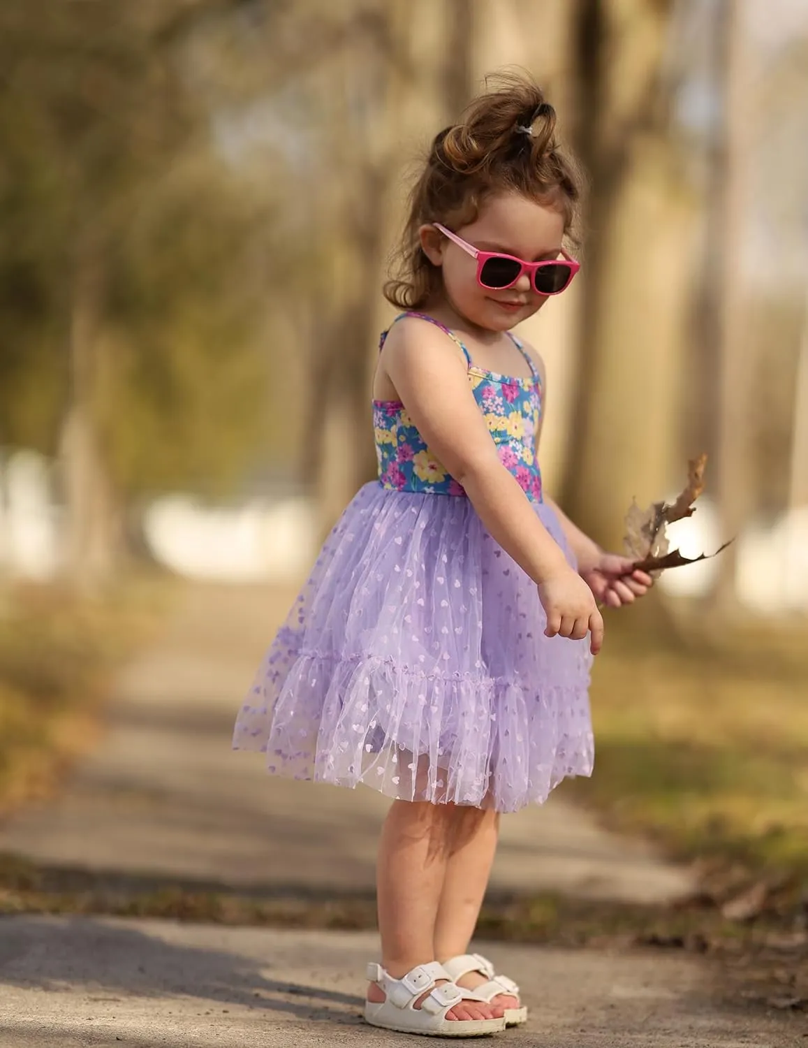 Arshiner Toddler Tutu Dress Little Girl Ruffled Tulle Cami Dresses