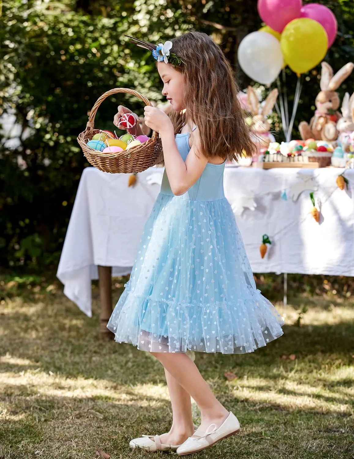 Arshiner Toddler Tutu Dress Little Girl Ruffled Tulle Cami Dresses