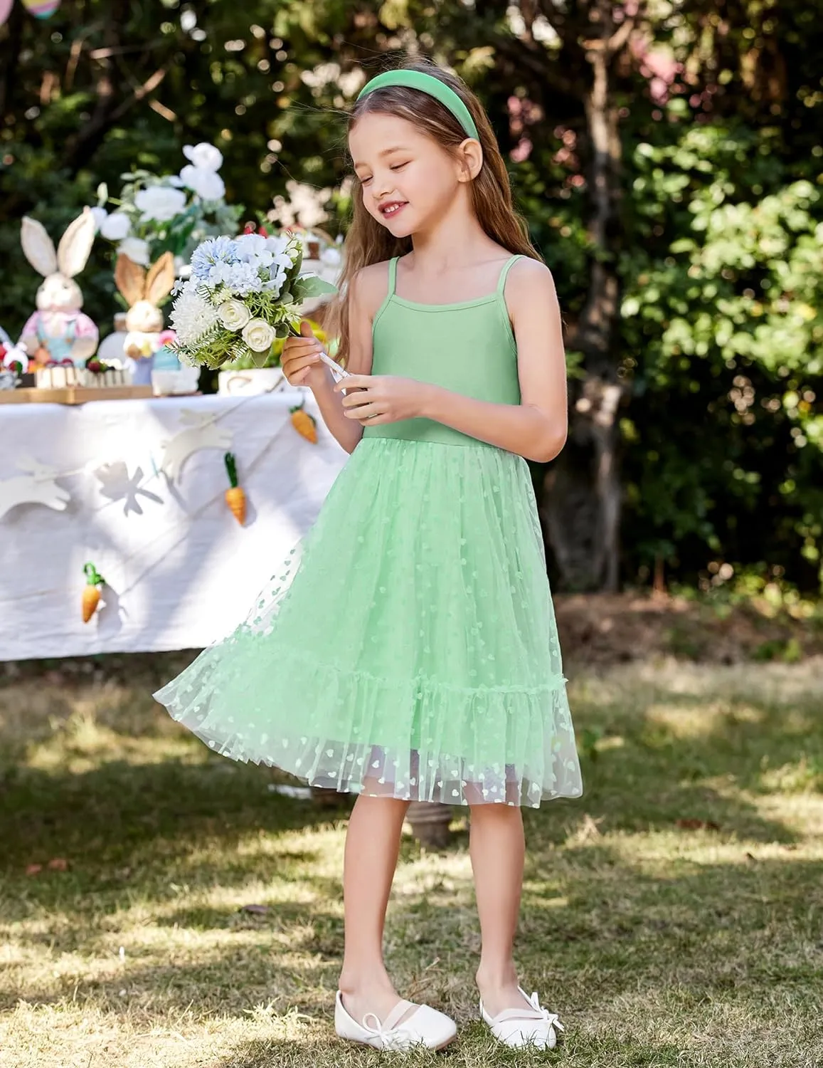 Arshiner Toddler Tutu Dress Little Girl Ruffled Tulle Cami Dresses