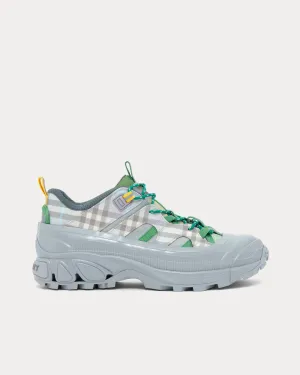 Arthur Check Nylon Light Grey Low Top Sneakers
