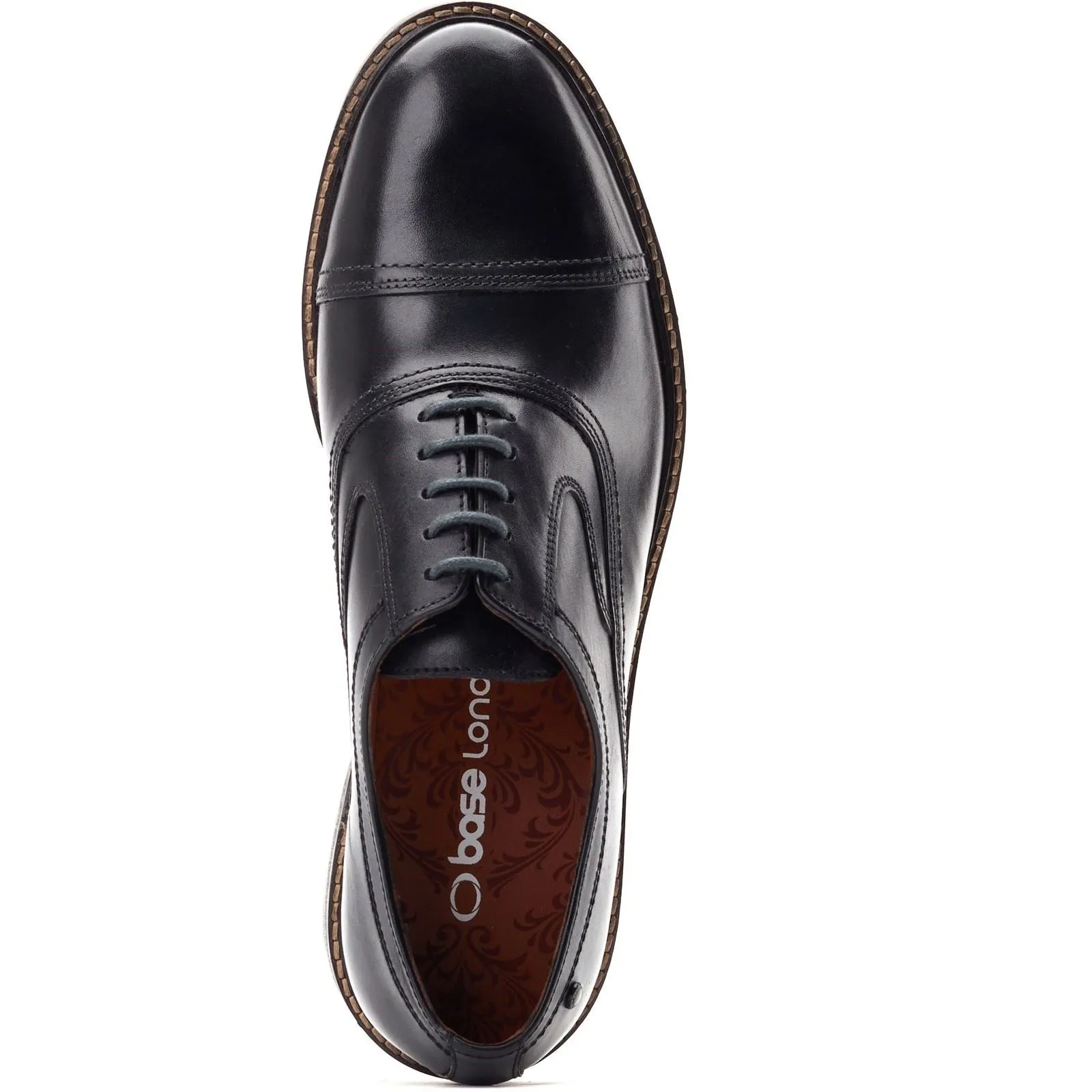Base London Tatton Toe Cap Derby Lace Shoes