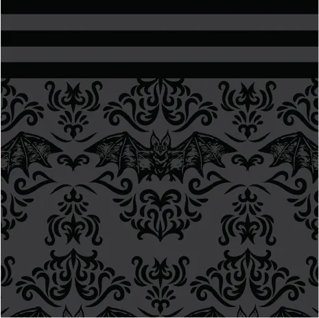 Bat Damask Knee High Socks from FootClothes