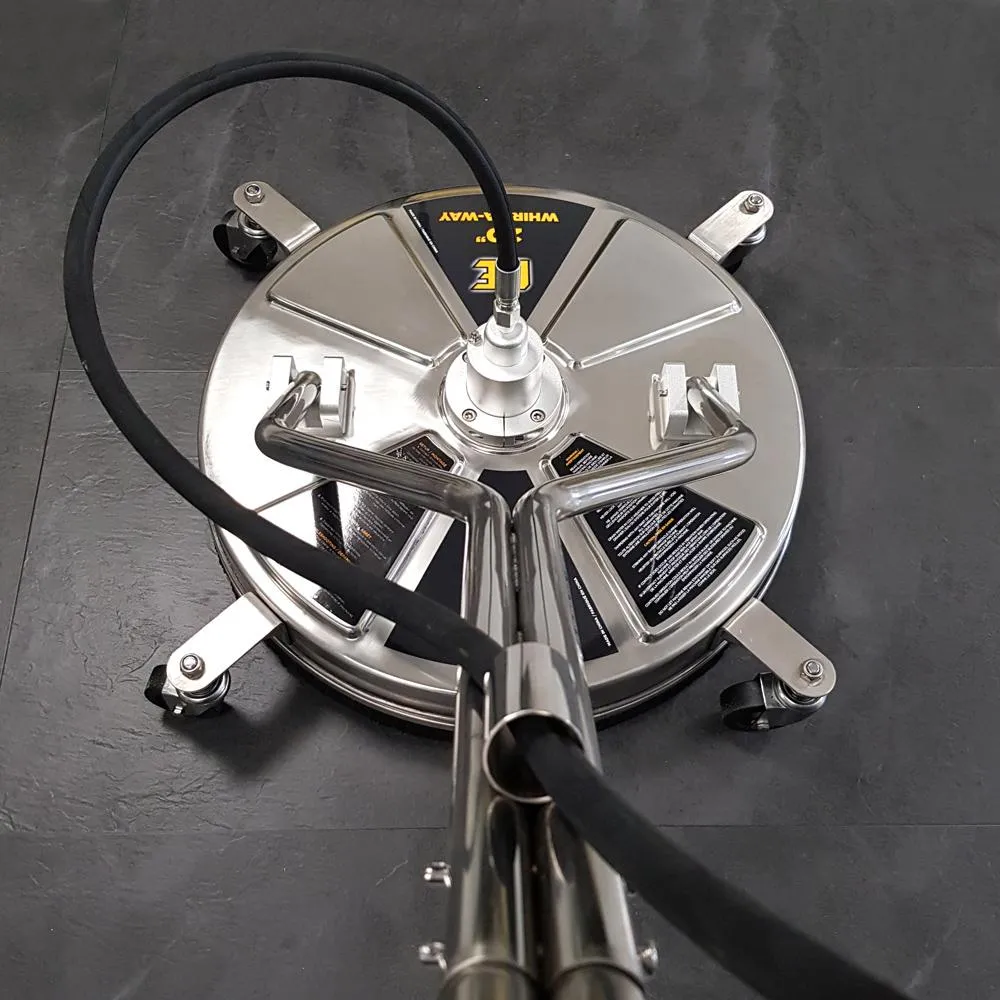 BE Whirlaway Surface Cleaner | Stainless Steel | 20"