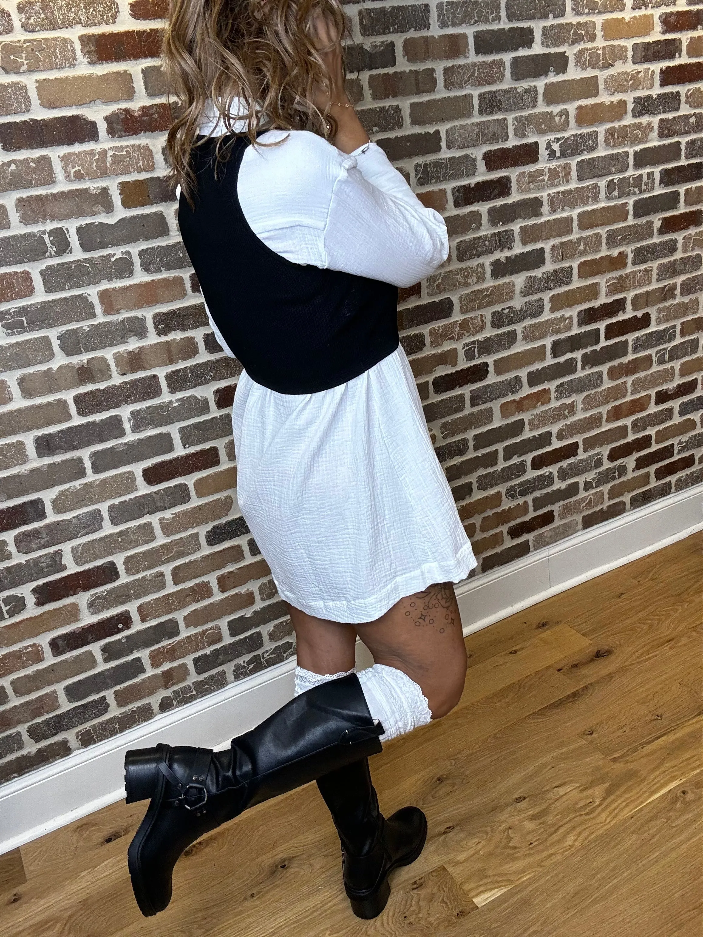 Becca Knee High Socks - WHITE ONLY