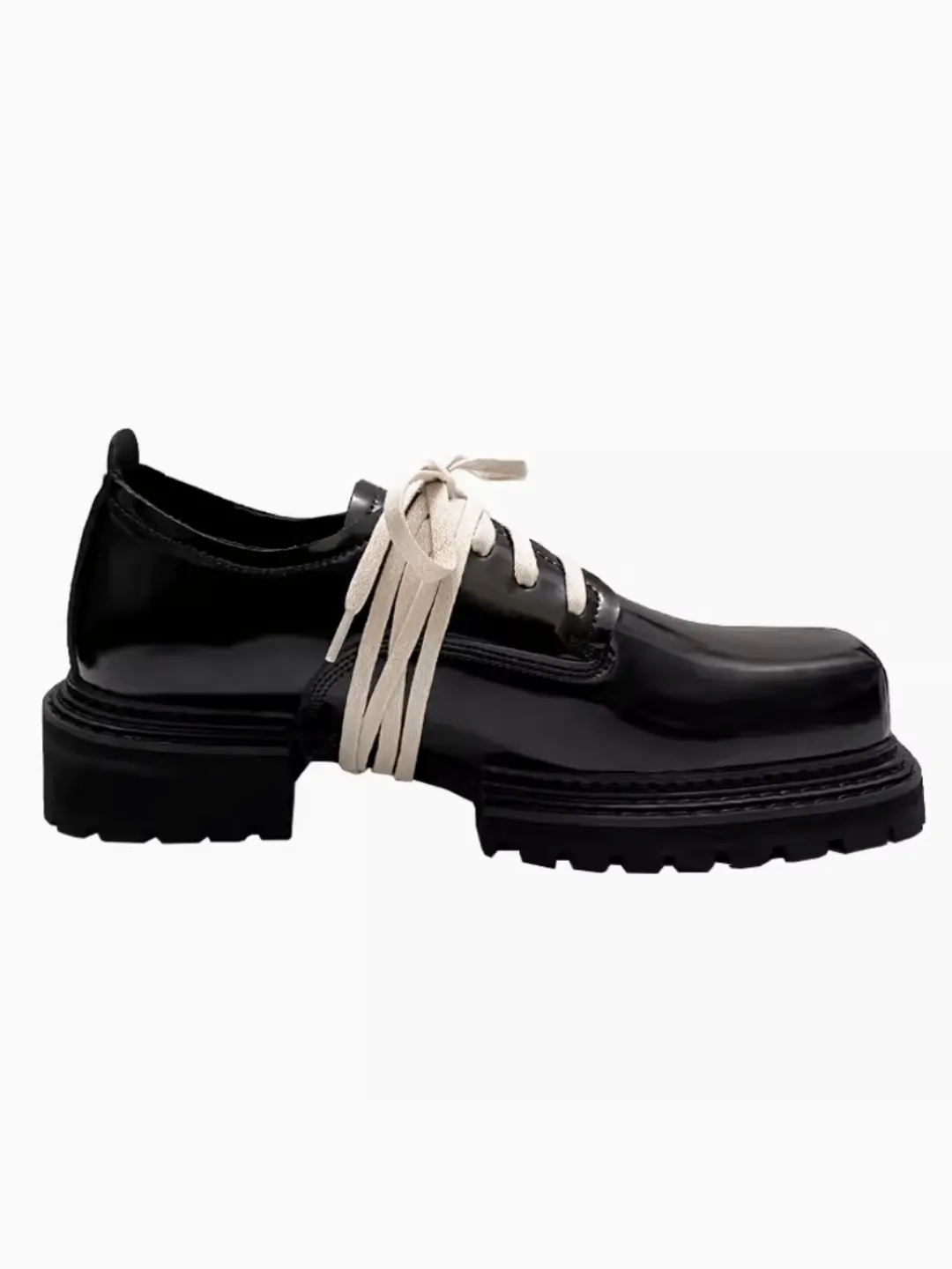 Big Head Derby Leather Shoes na888