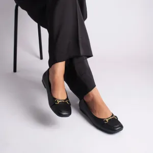 Black Buckled Ballet
