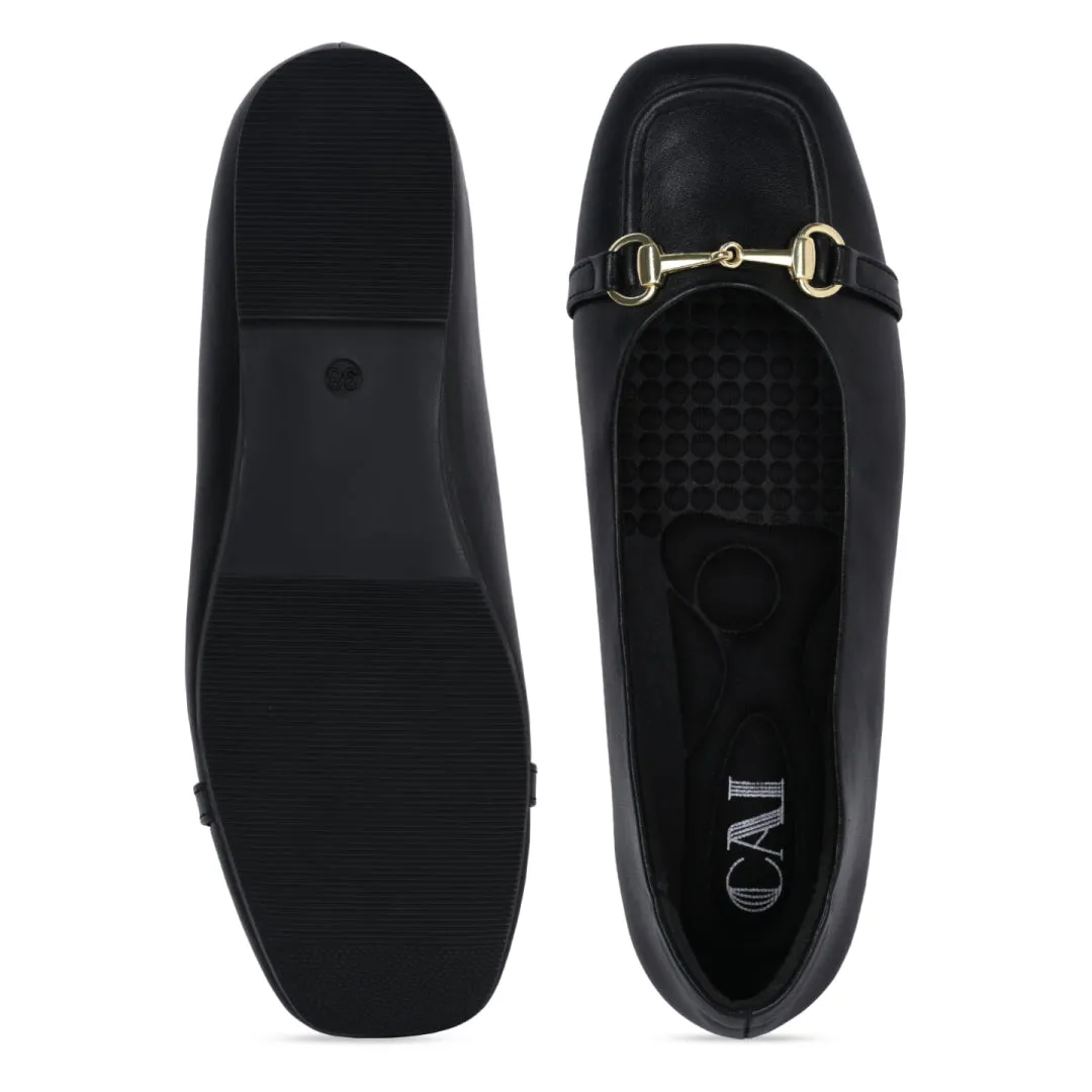 Black Buckled Ballet