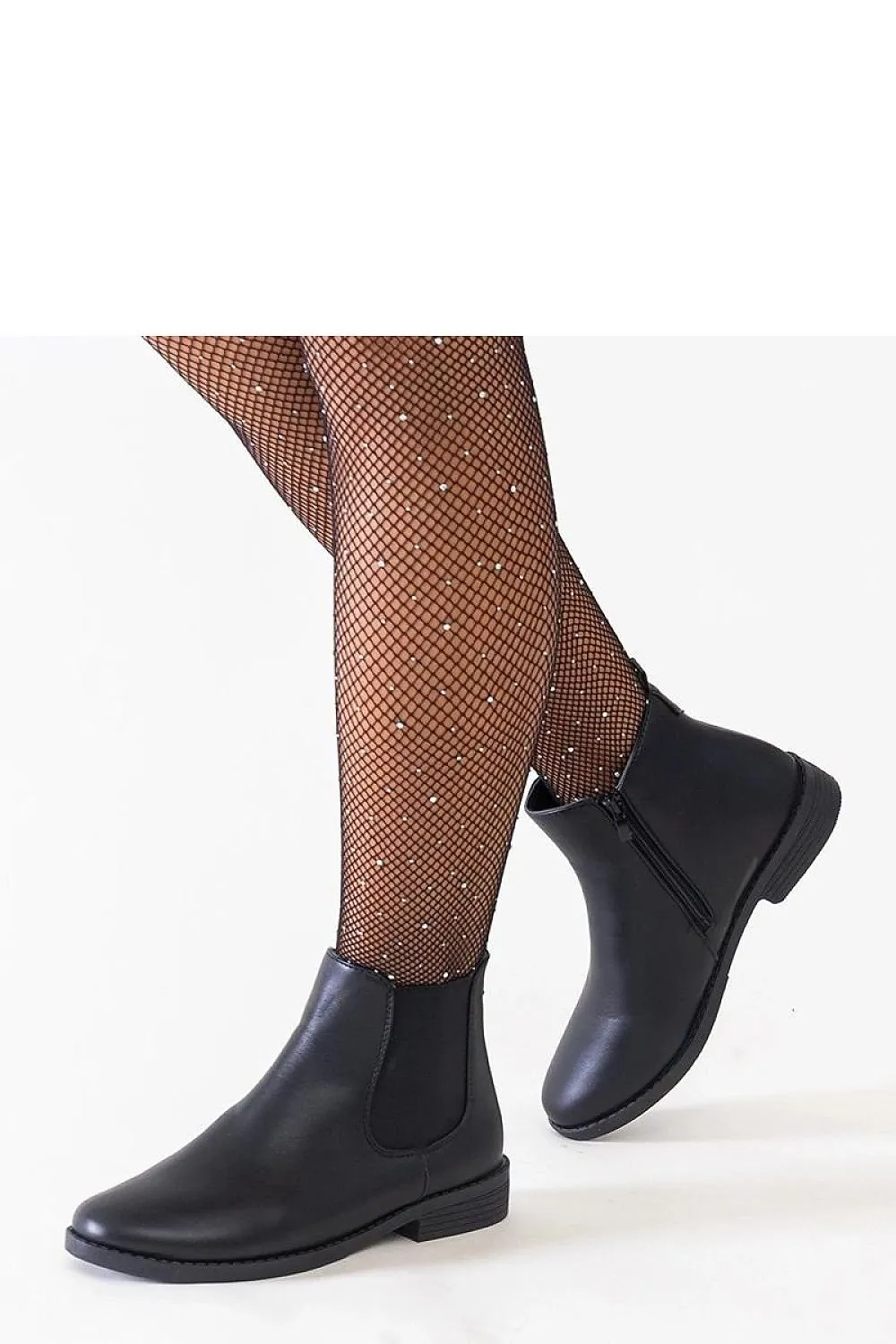 Black classic ankle boots