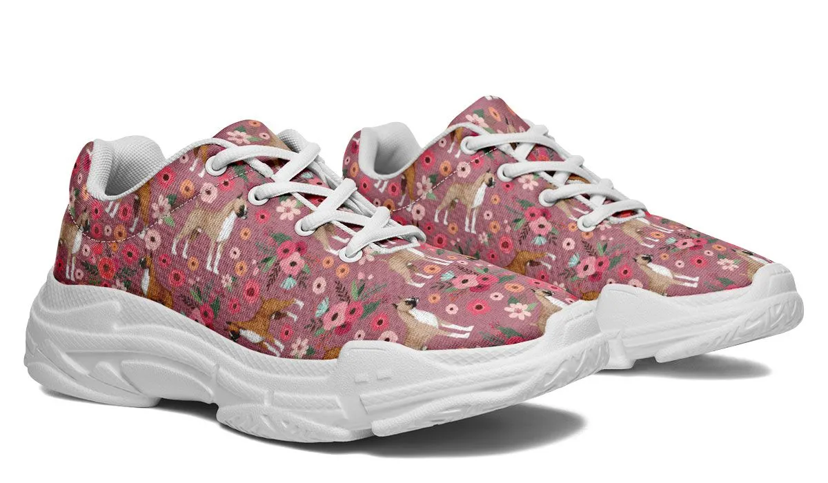 Boxer Flower Chunky Sneakers