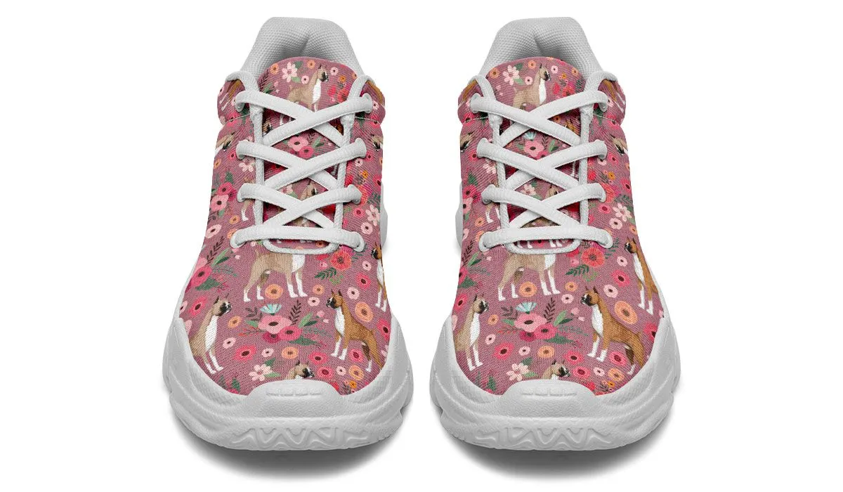 Boxer Flower Chunky Sneakers