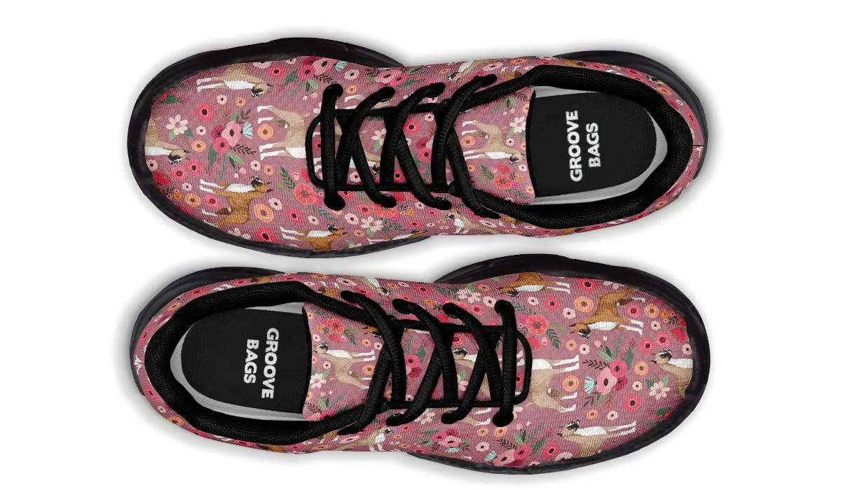 Boxer Flower Chunky Sneakers