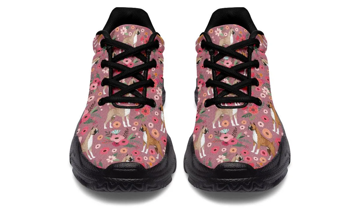 Boxer Flower Chunky Sneakers