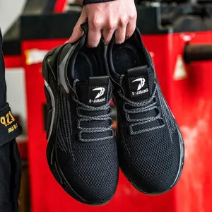 Breathable protective work footwear