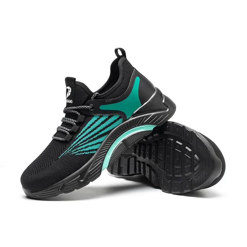Breathable protective work footwear