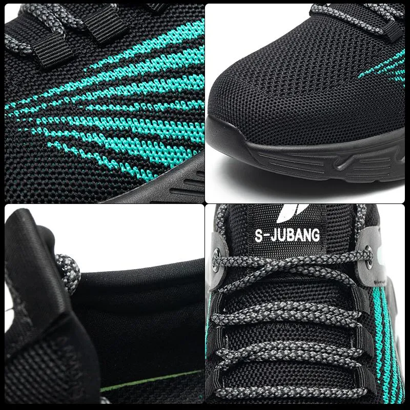 Breathable protective work footwear
