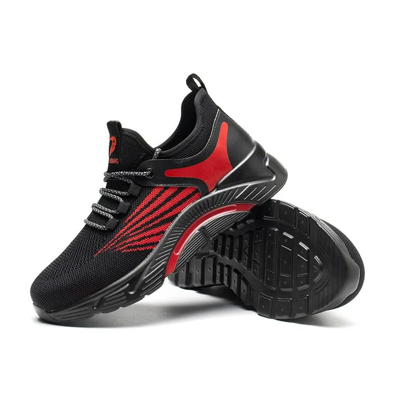 Breathable protective work footwear